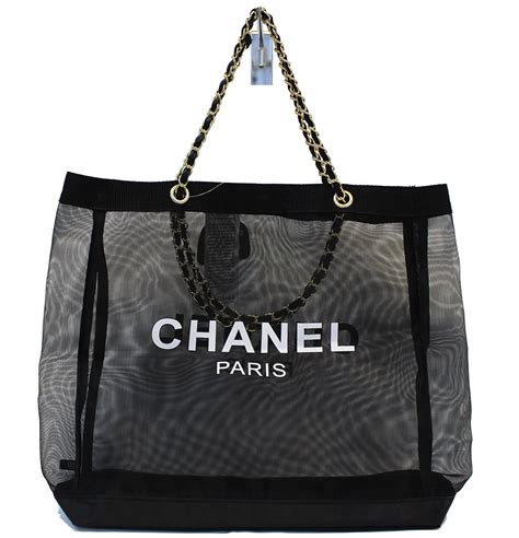 chanel mesh tote|authentic chanel tote bag.